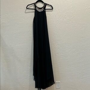 Bailey Blue Black High Low Dress